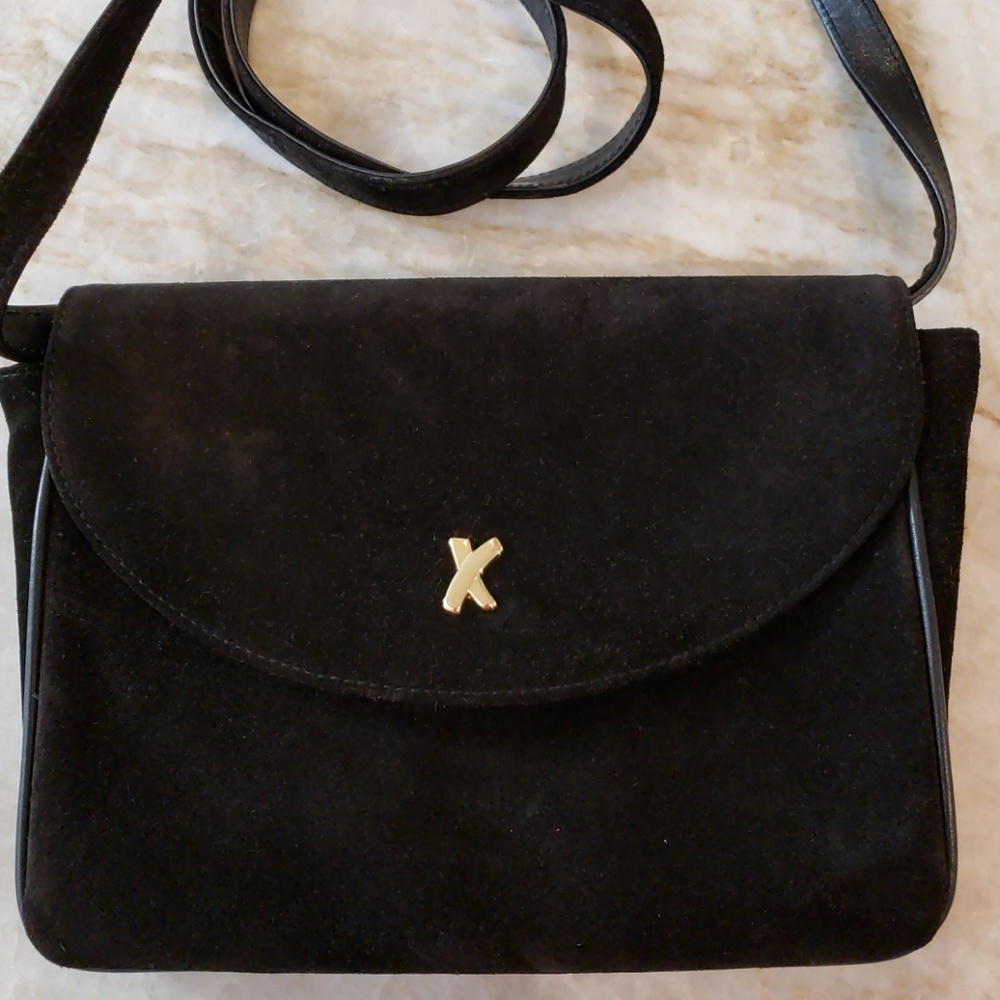 Paloma Picasso Black Crossbody/Clutch EUC